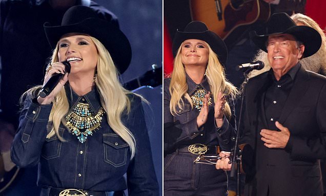 Miranda Lambert leads tributes to George Strait during his CMA honor